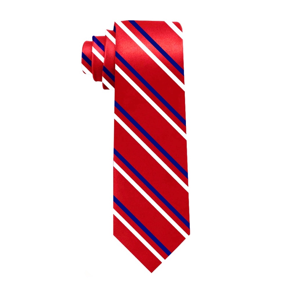 Rebelde RBD Tie Red Striped Pattern Necktie Elite Way School Corbata Accessories